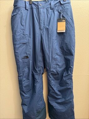 The North Face women Slate Blue Cargo Snow Pants